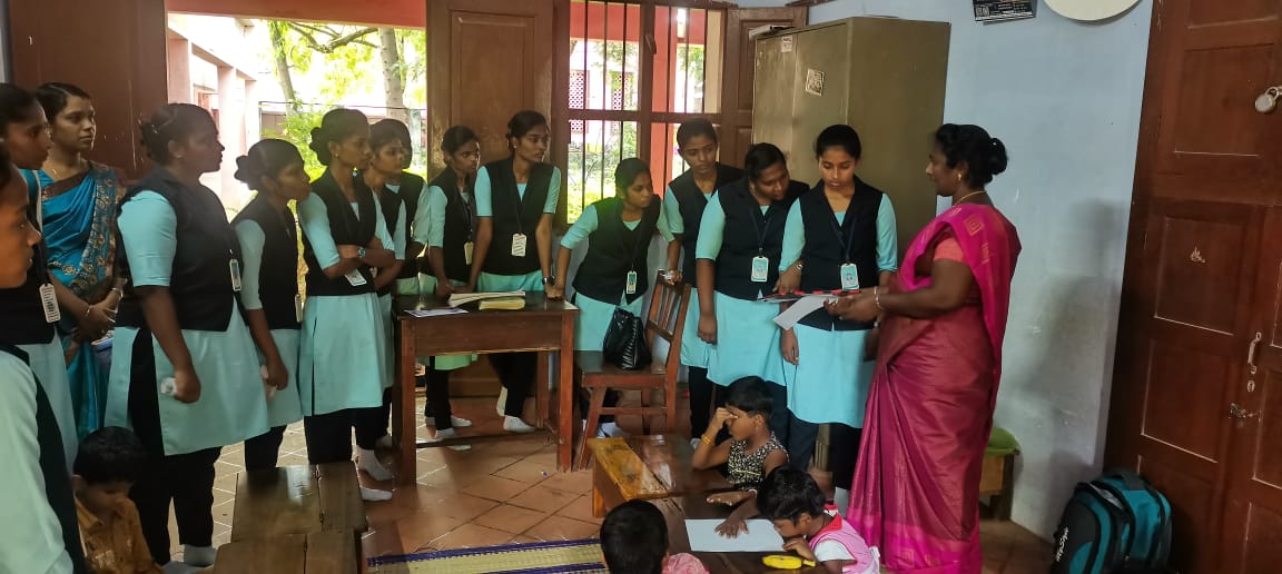 Blind school Visit
